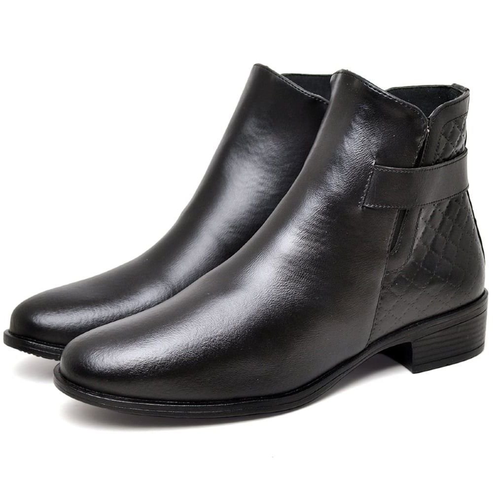 Bota Montaria Feminina Cano Baixo DUBUY 208FG Preto 1