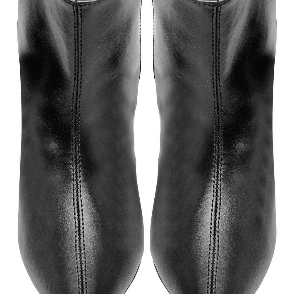 Bota Salto Bico Fino Feminino DUBUY 1712FG Preto 5