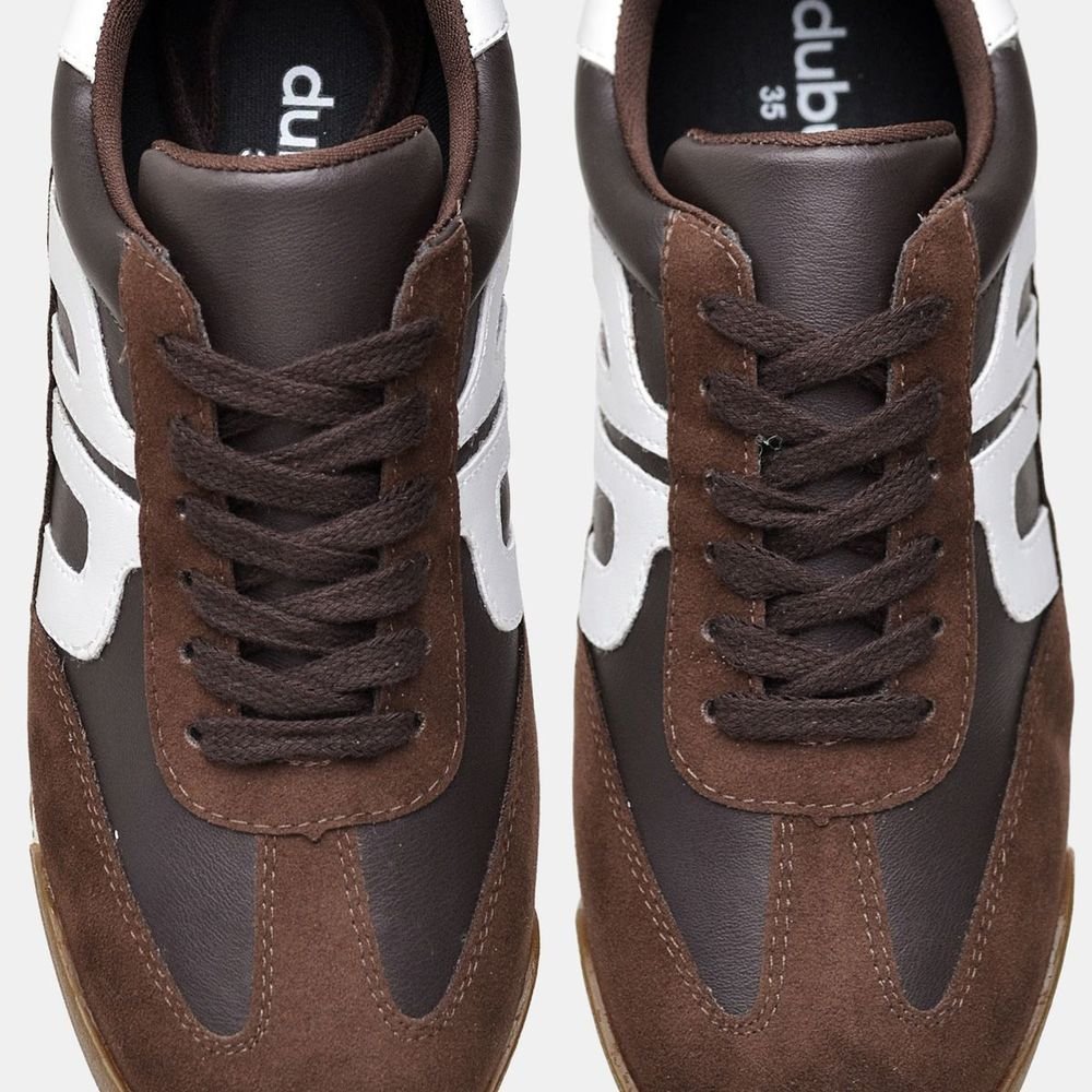 Tênis Jogger Feminino Tratorado DUBUY 044FG Marrom 5