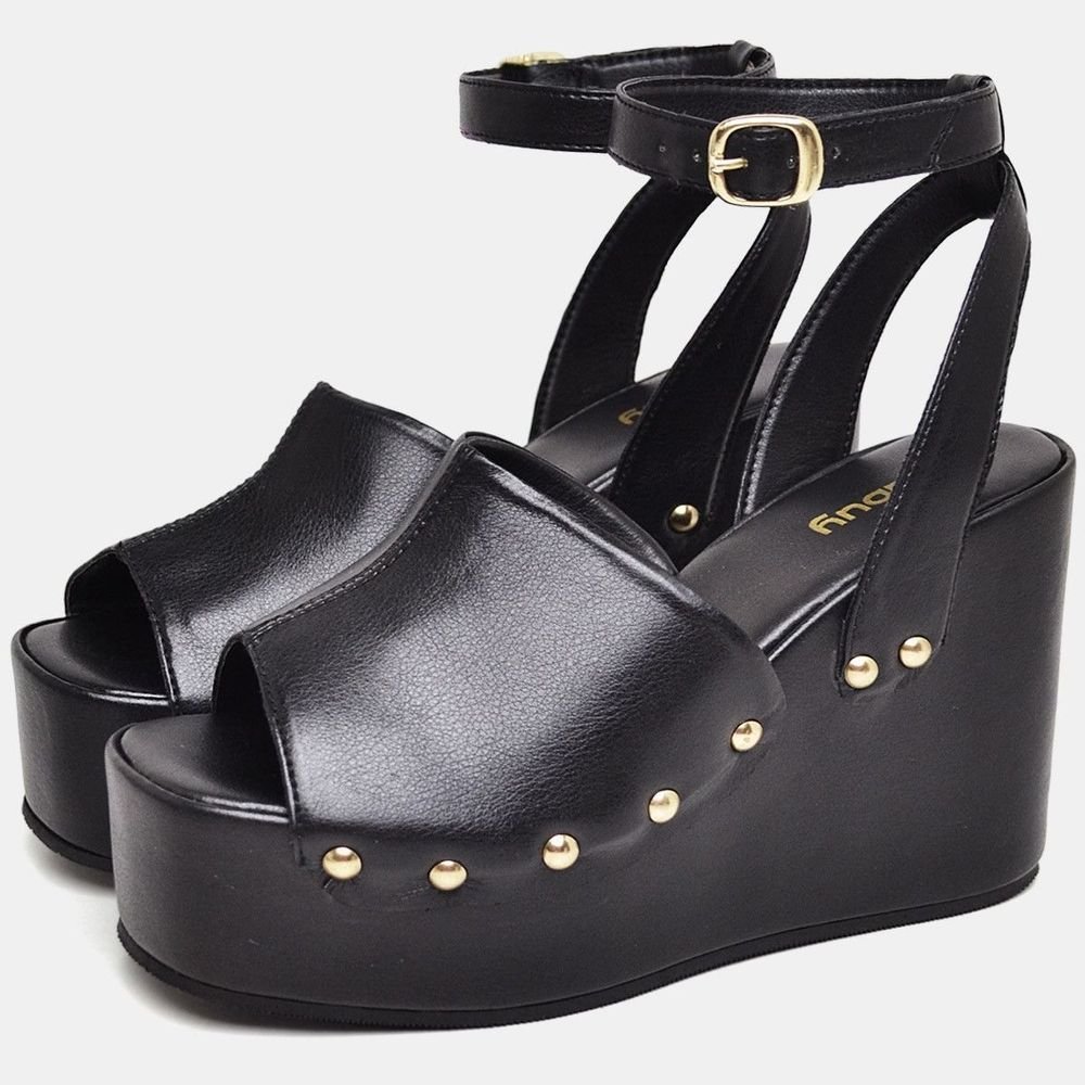 Sandália Tamanco Plataforma Feminina DUBUY 2108FG