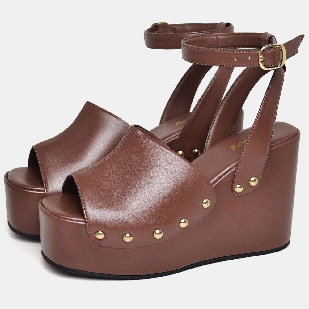 Sandália Tamanco Plataforma Feminina DUBUY 2108FG