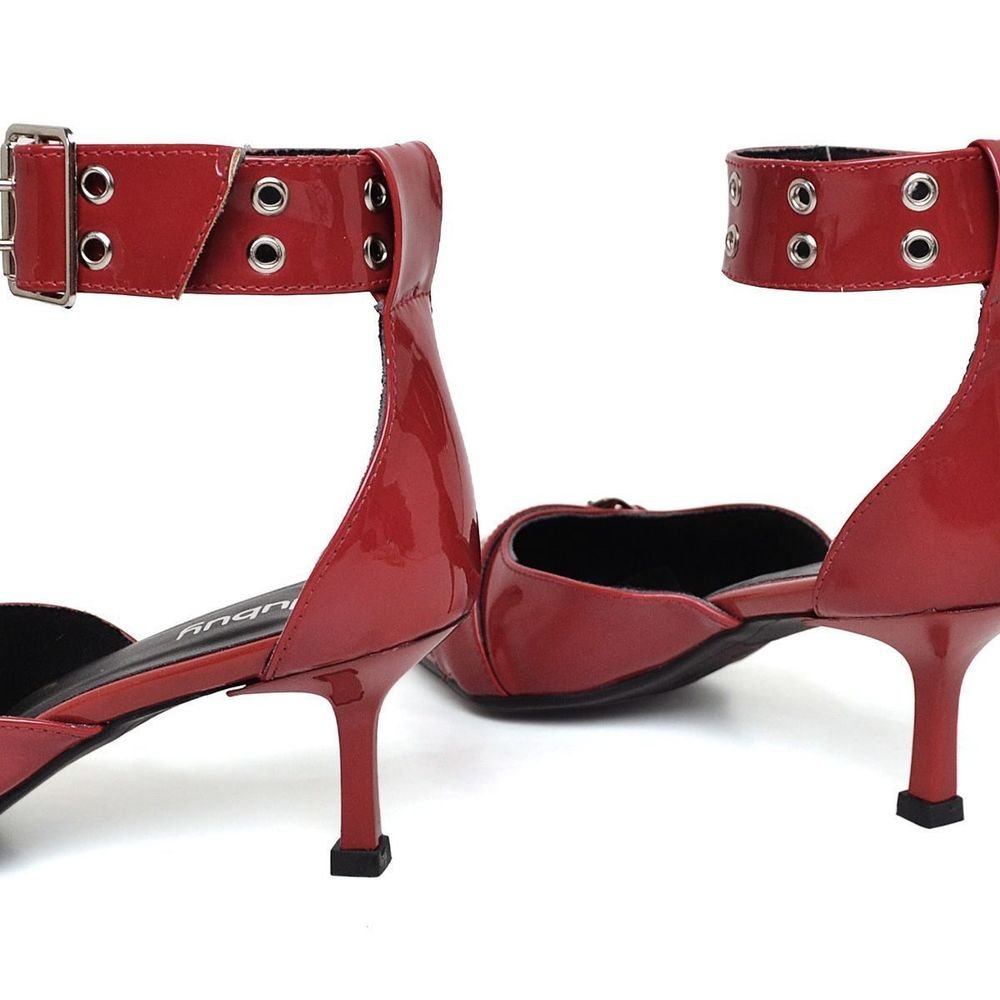 Sapato Scarpin Bico Fino Feminino DUBUY 1312FG Vermelho 4