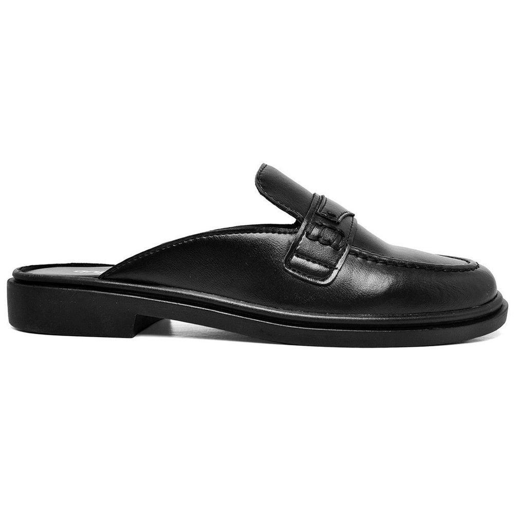 Sapato Mocassim Mule Feminino DUBUY 1420FG Preto 2