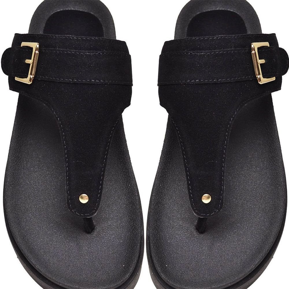 Papete Feminina Detalhes Em Metal DUBUY 2092FG Preto 2