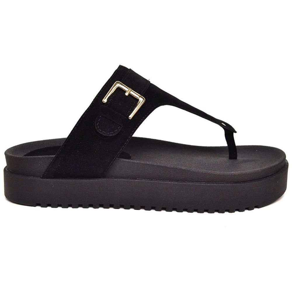 Papete Feminina Detalhes Em Metal DUBUY 2092FG Preto 3