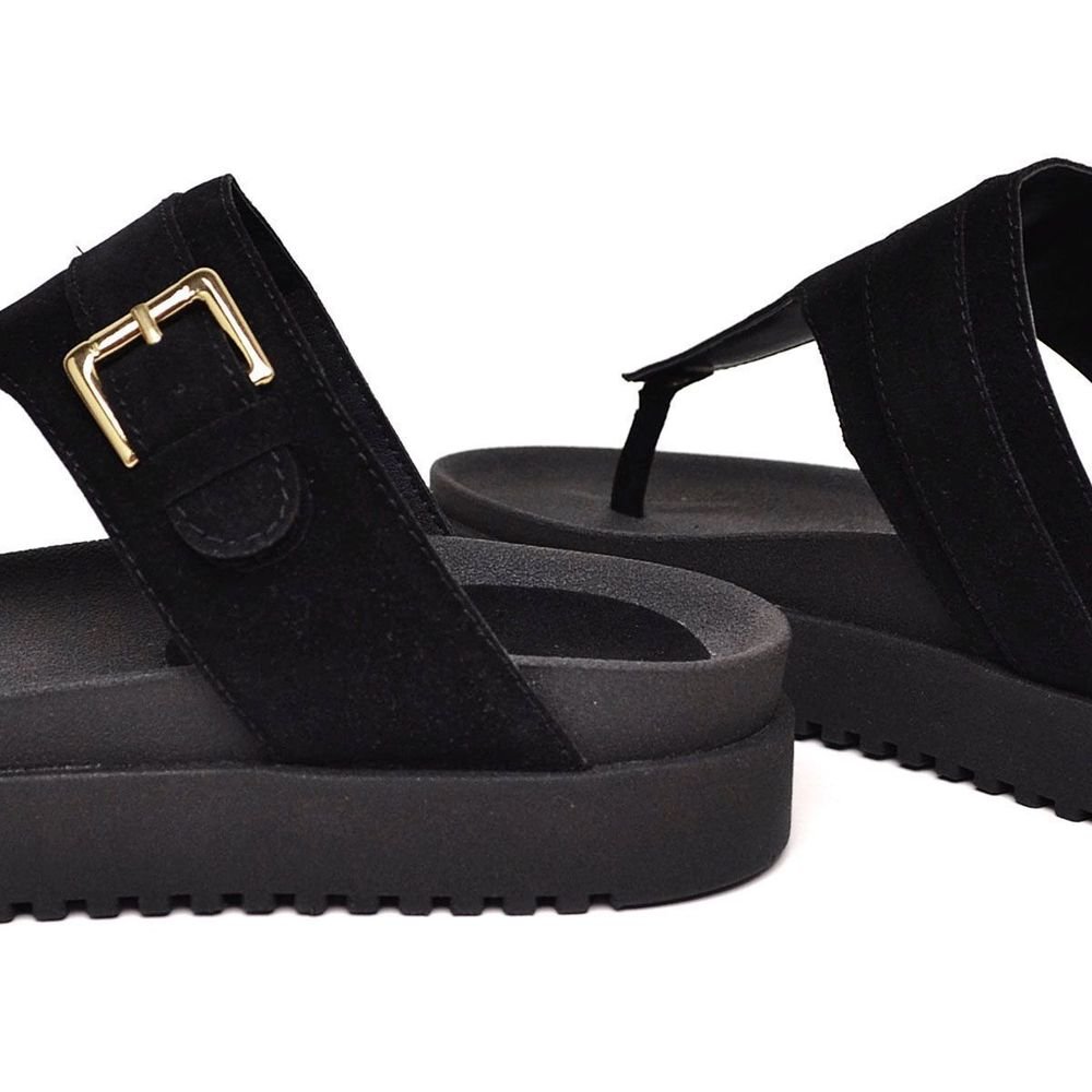 Papete Feminina Detalhes Em Metal DUBUY 2092FG Preto 4