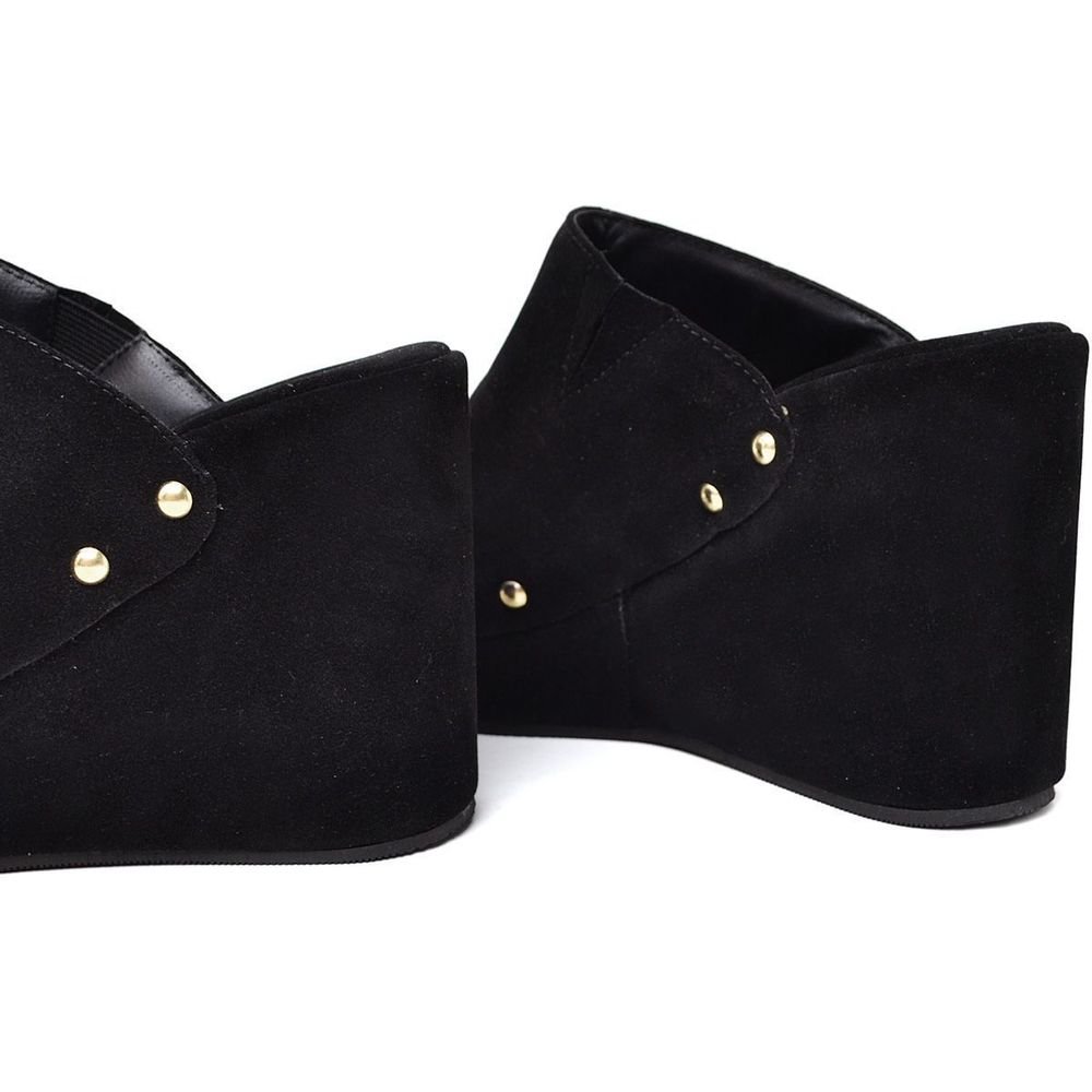 Tamanco Sandália Plataforma Feminina DUBUY 2110FG Preto 4