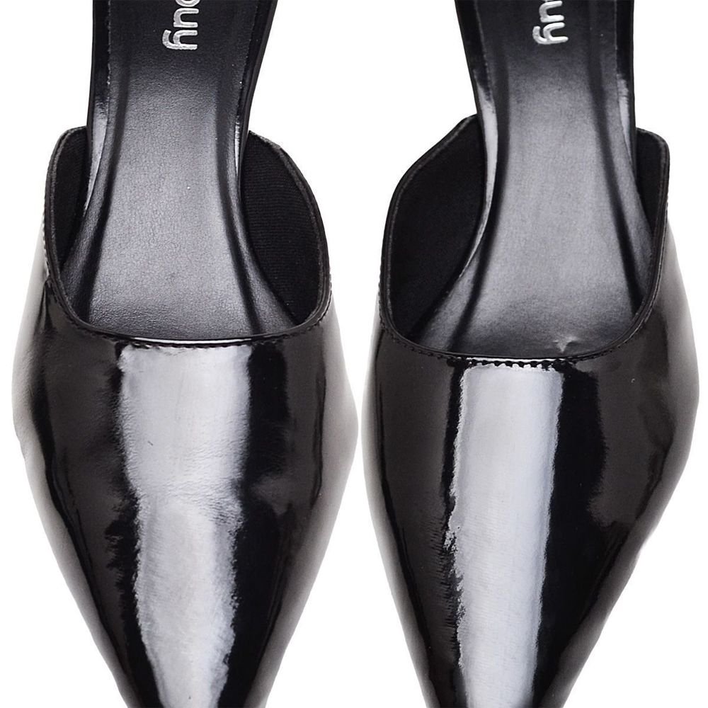 Sapato Scarpin Mule Bico Fino DUBUY 1314FG Preto 2