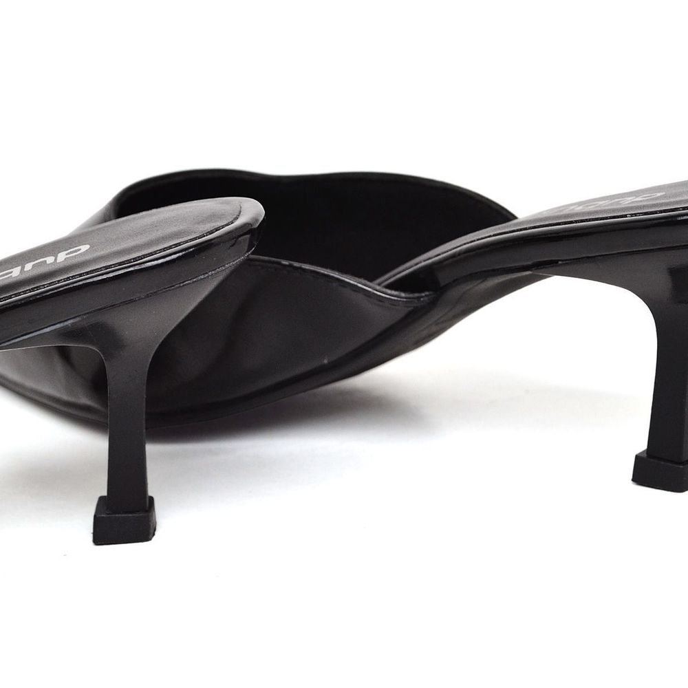 Sapato Scarpin Mule Bico Fino DUBUY 1314FG Preto 4