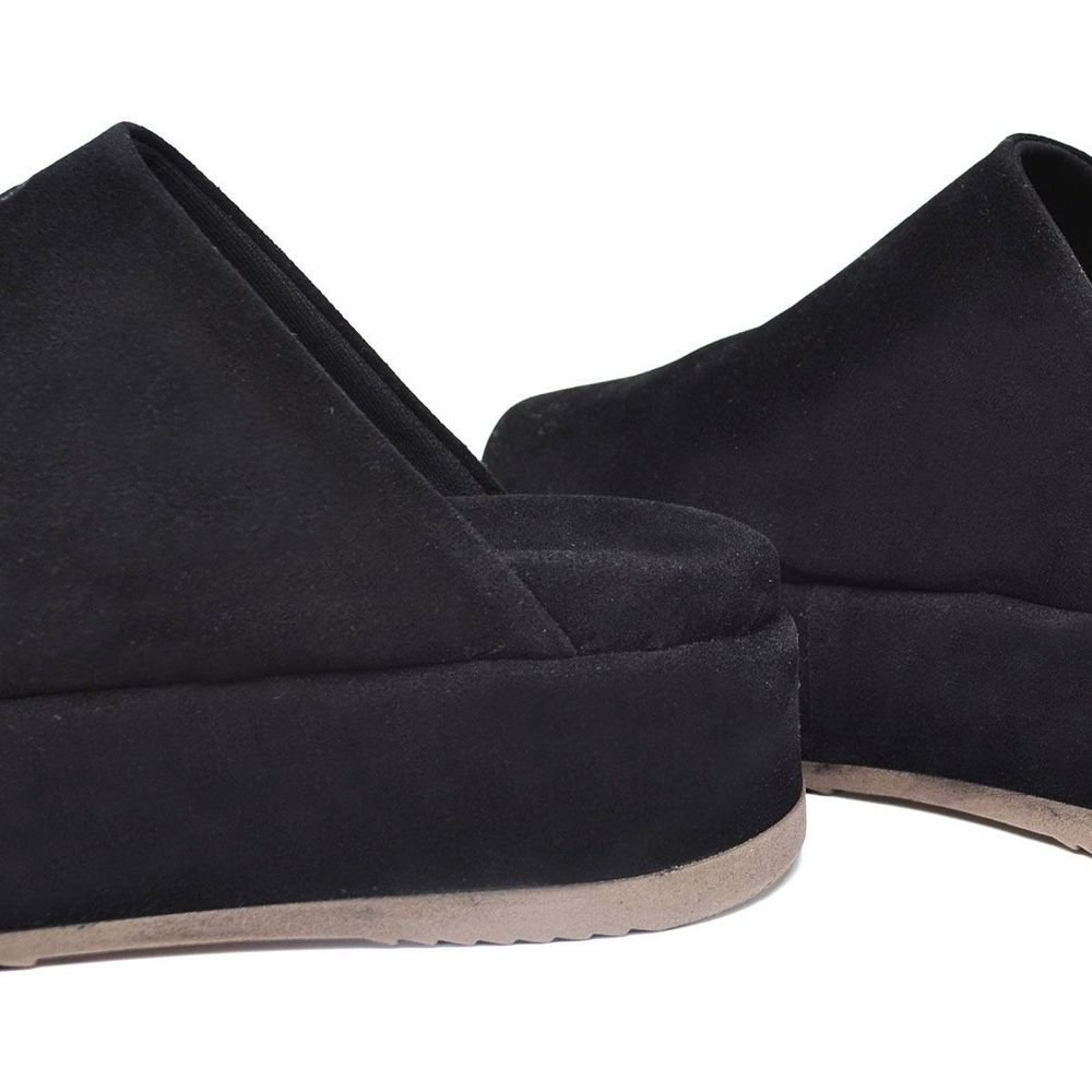 Sapato Feminino Mule Clog Babuche DUBUY 1904FG Preto 4