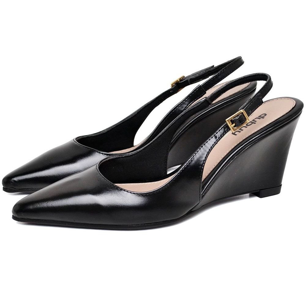 Sapato Feminino Scarpin Fivela Bico Fino DUBUY 1320FG