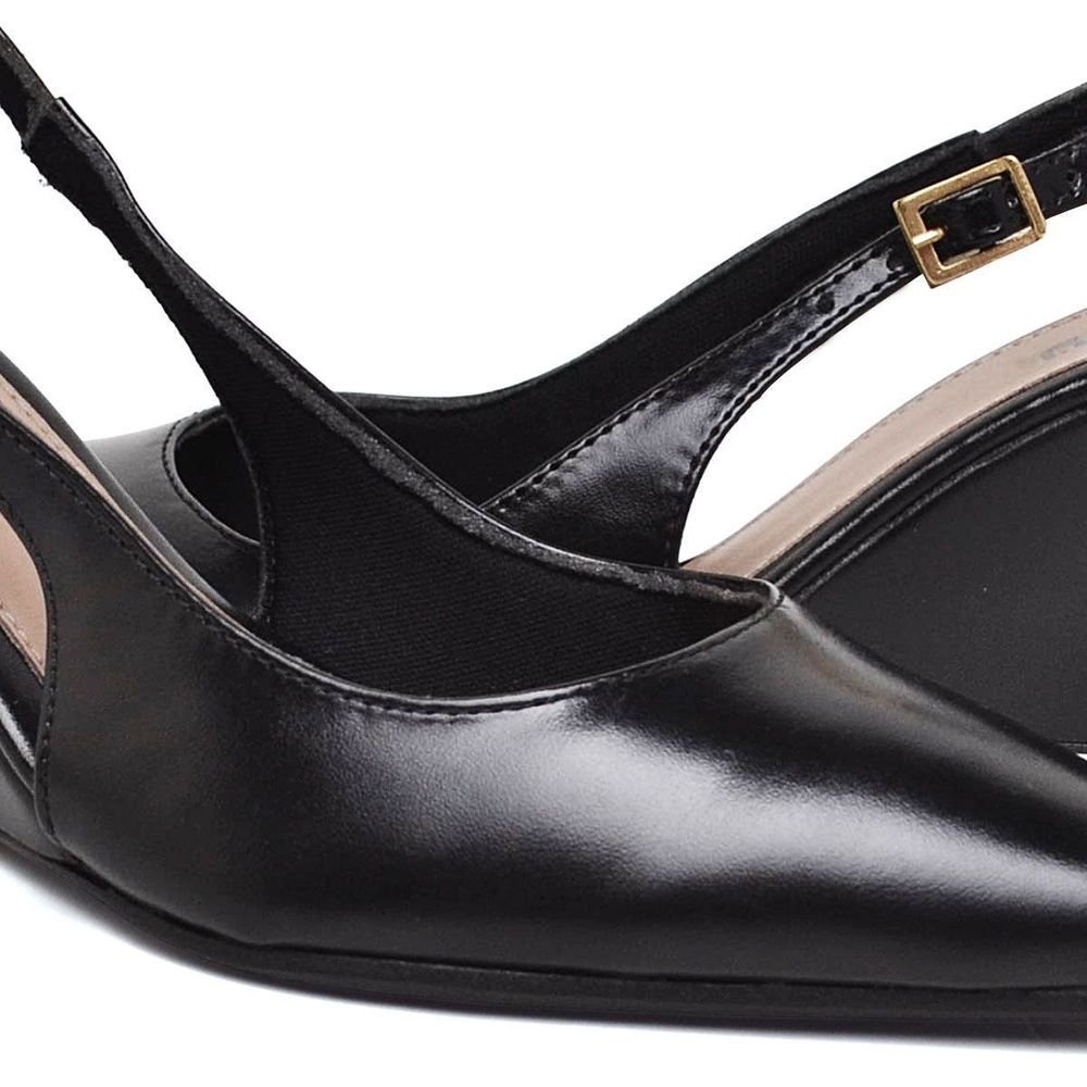 Sapato Feminino Scarpin Fivela Bico Fino DUBUY 1320FG Preto 4