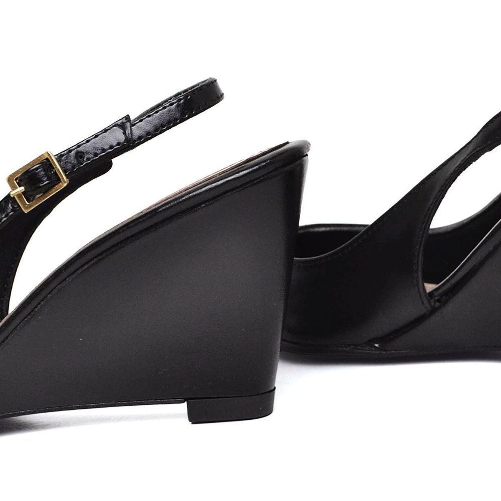 Sapato Feminino Scarpin Fivela Bico Fino DUBUY 1320FG Preto 5