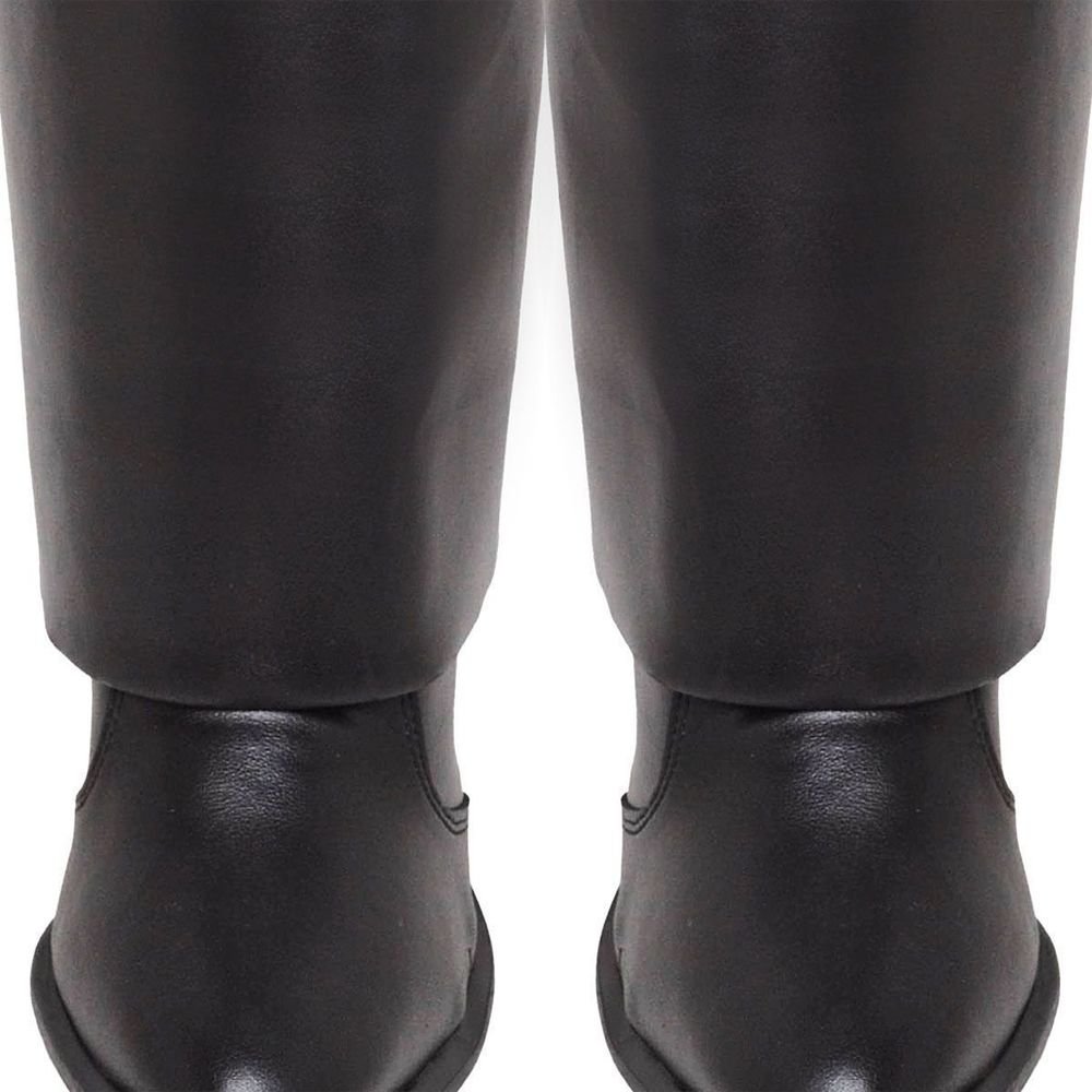 Bota Feminina Capa Cano Alto 2 em 1 DUBUY 1720FG Café 2