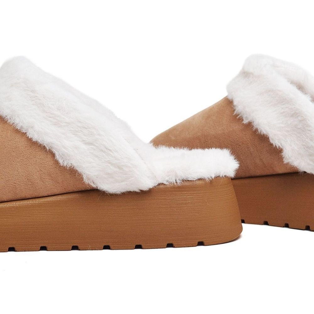 Mule Clog Feminino Sapato Babuche DUBUY 1906FG Caramelo 4