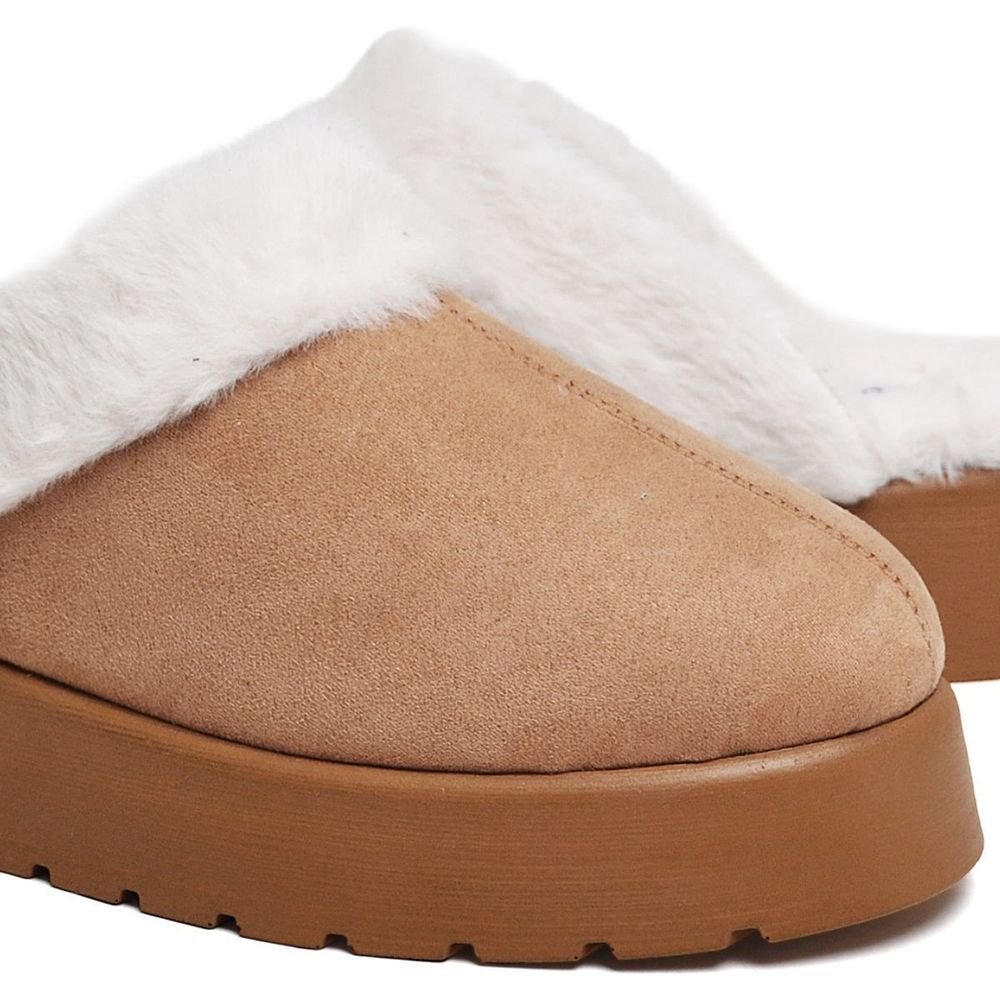 Mule Clog Feminino Sapato Babuche DUBUY 1906FG Caramelo 5