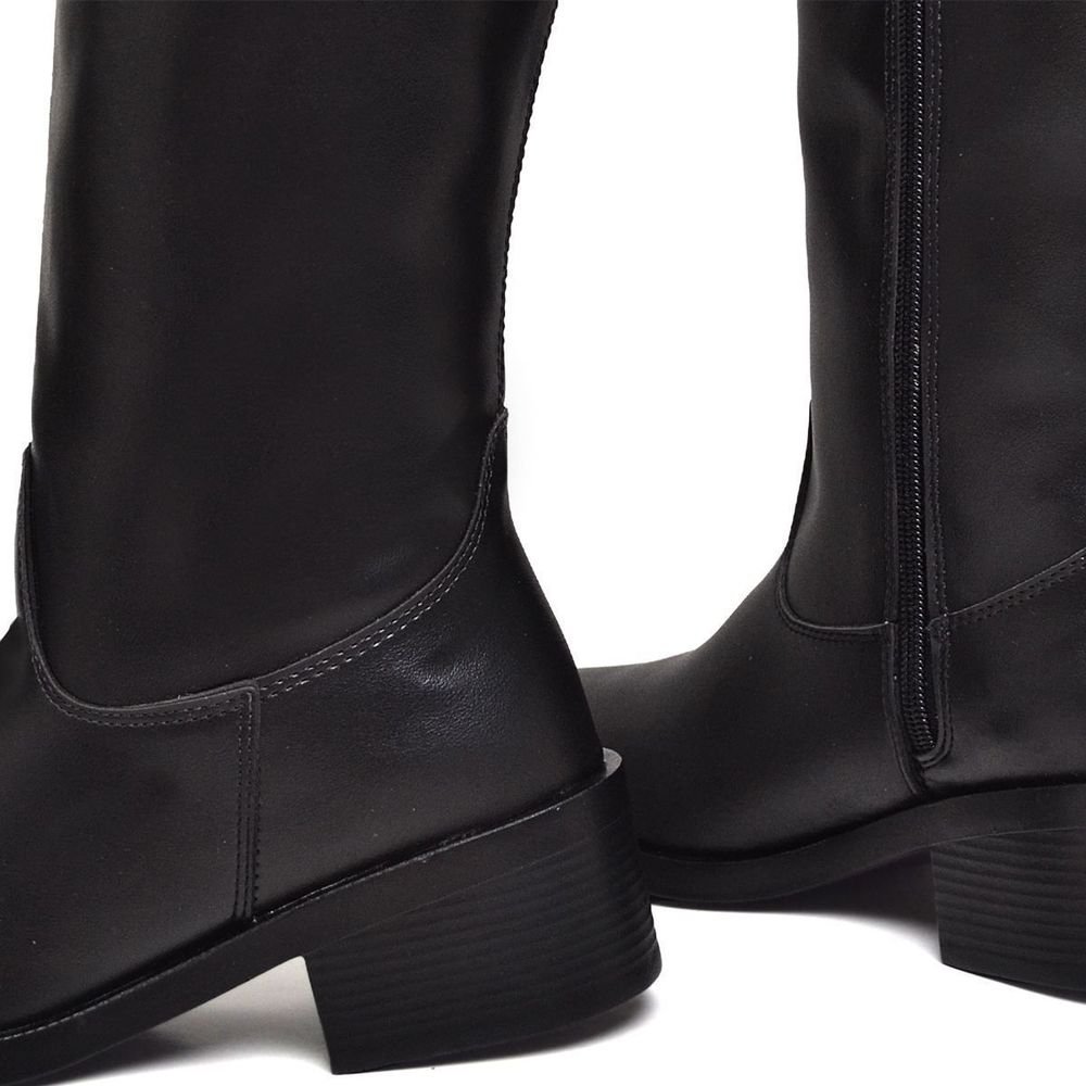 Bota Feminina Montaria Cano Longo DUBUY 1724FG Preto 5