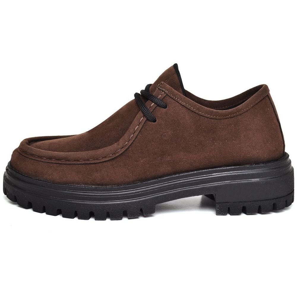 Sapato Oxford Feminino Tratorado DUBUY 1422FG Marrom 3