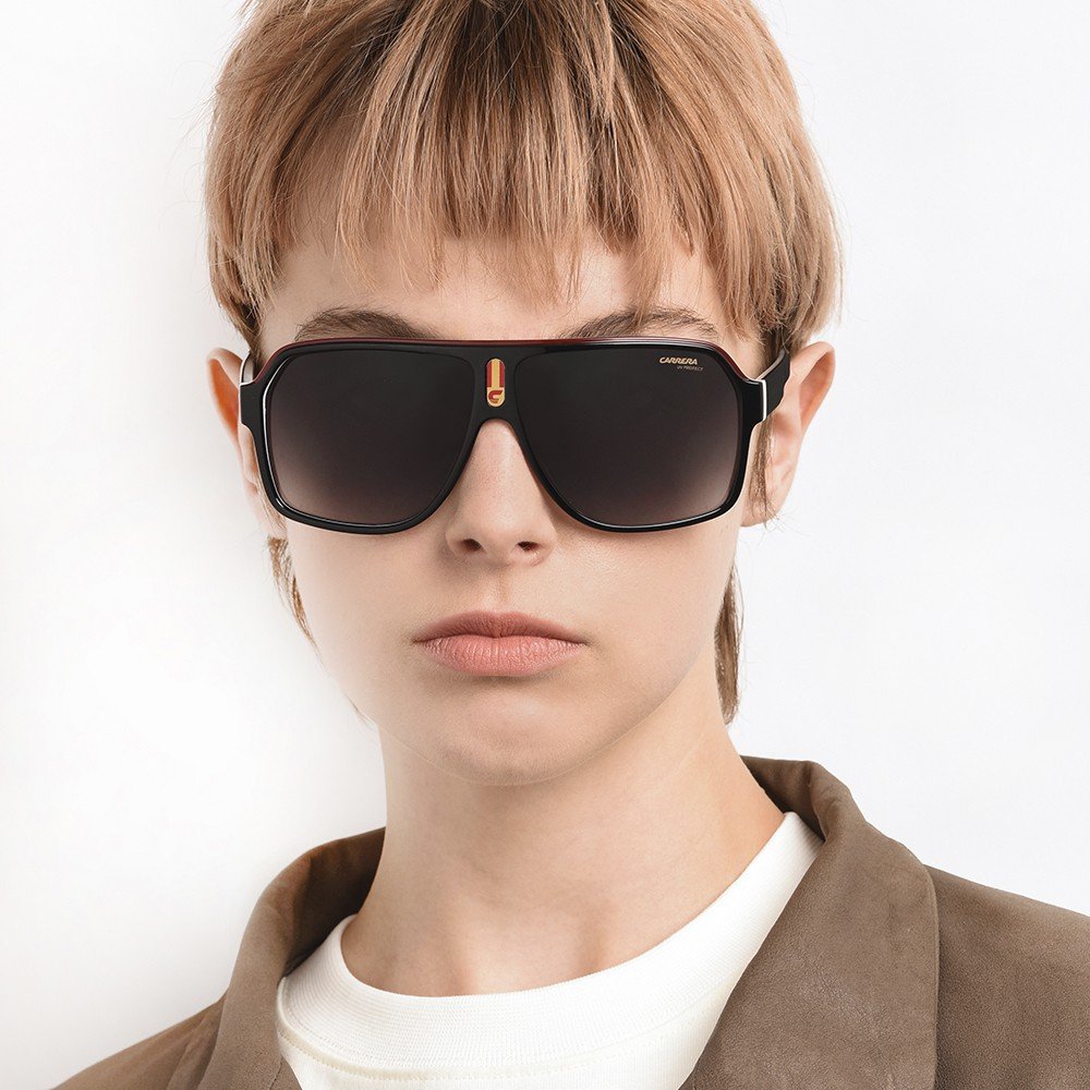 Óculos de Sol Carrera 1001/S 80S - Preto e Branco 62 Preto 3