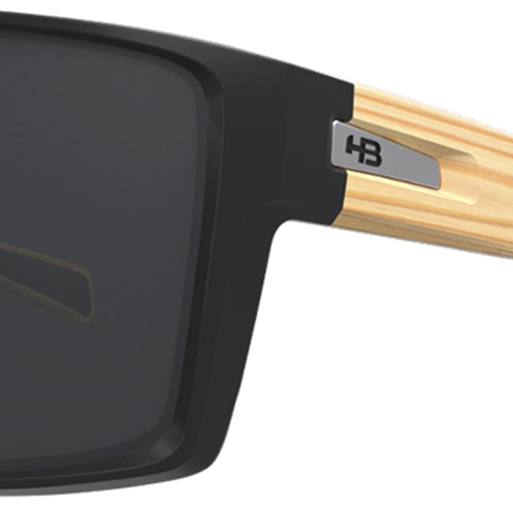 Óculos de Sol HB Byron Matte Black Wood Gray - Preto 60 Preto 4