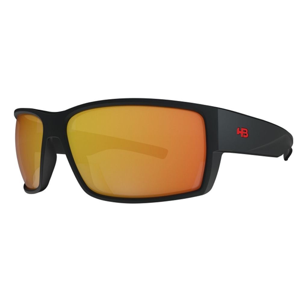 Óculos de Sol HB Narrabeen Matte Black Red Chrome 64 Preto 1