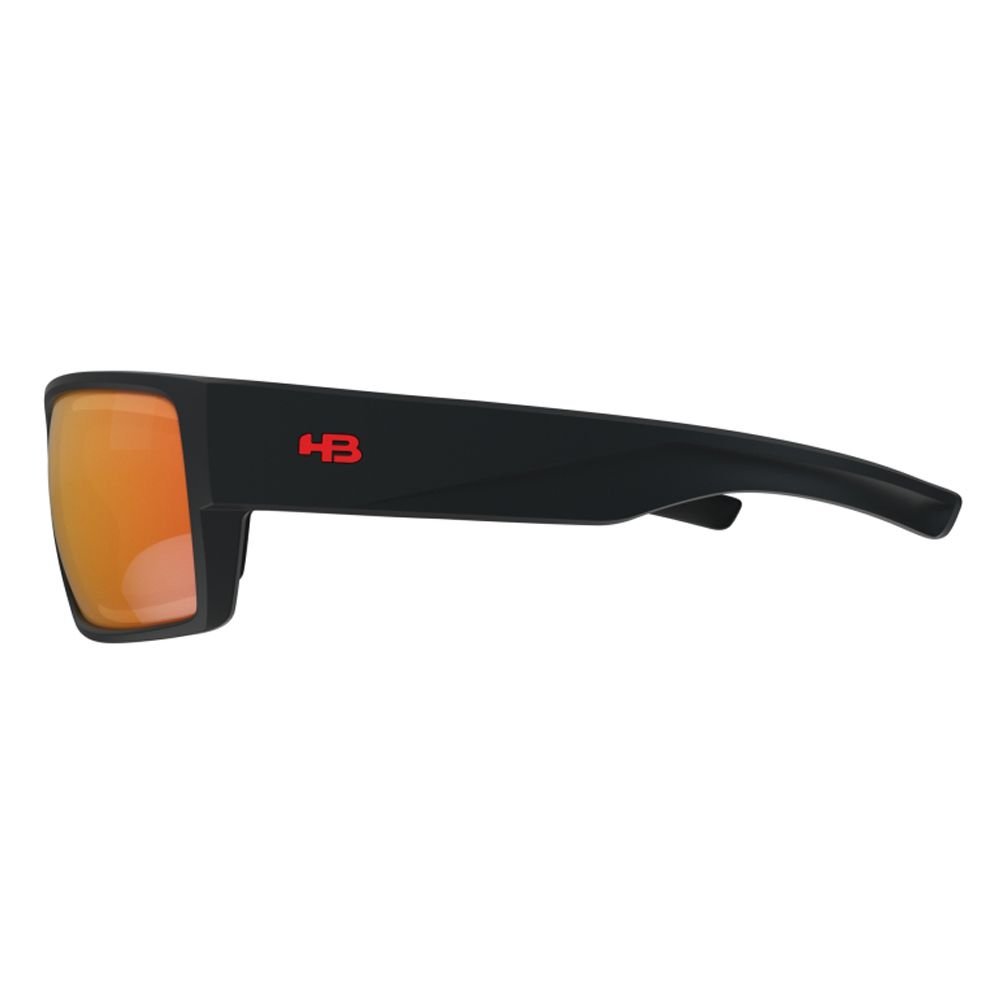 Óculos de Sol HB Narrabeen Matte Black Red Chrome 64 Preto 4