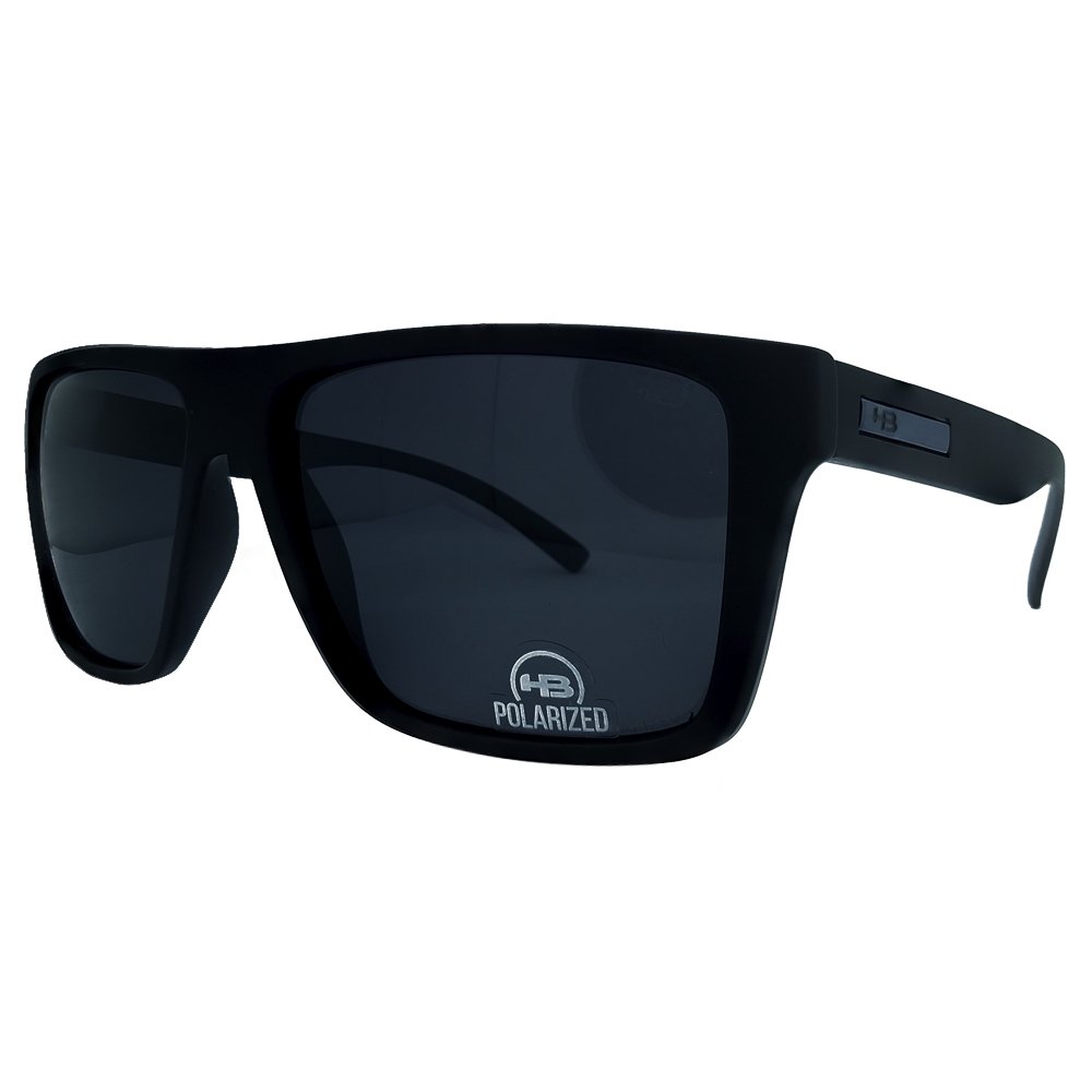 Óculos de Sol HB Floyd - Matte Black Polarizado - Lifestyle