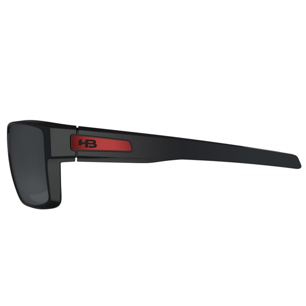 Óculos de Sol HB Big Vert - 65 Preto Fosco On Red Preto 3