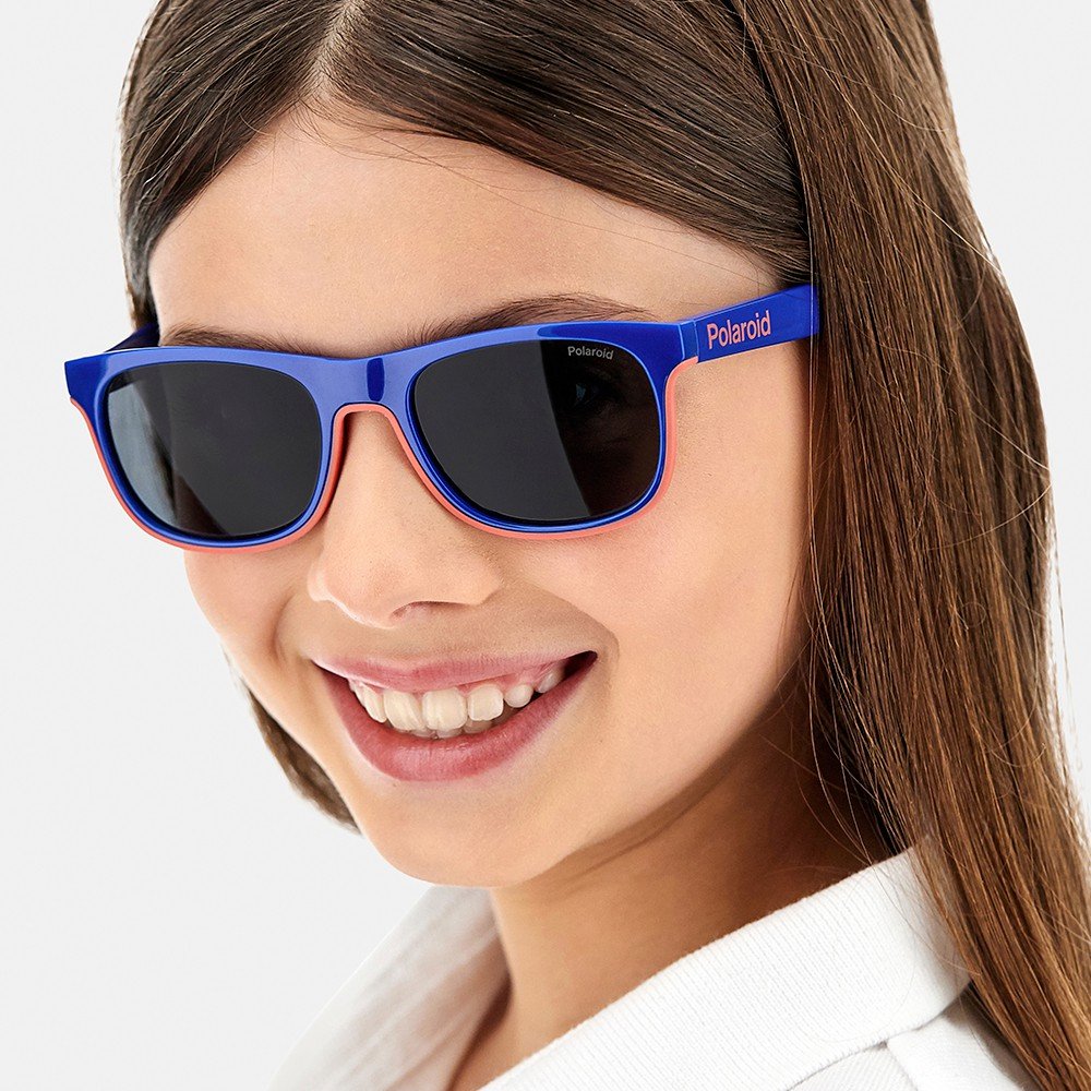 Óculos de Sol Infantil Polaroid Pld 8041 RTC - Azul 47 Azul