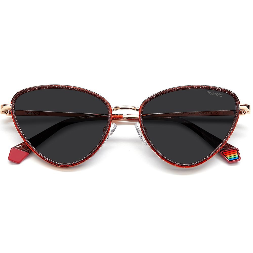 Óculos de Sol Polaroid PLD 6148/S/X LHF - 55 Vermelho Vermelho 2