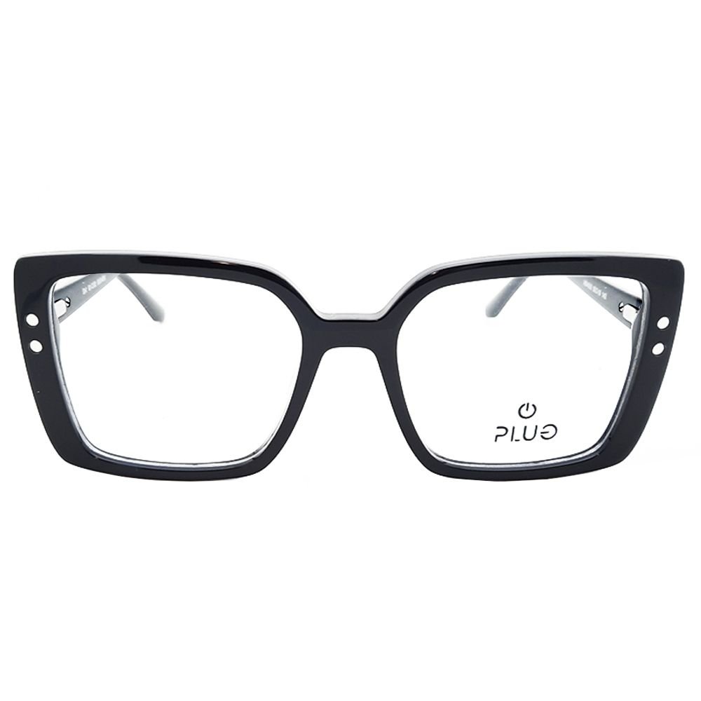 Óculos Clip On Plug 4602 com Lente Solar / Preto - 2 em 1 Preto 2
