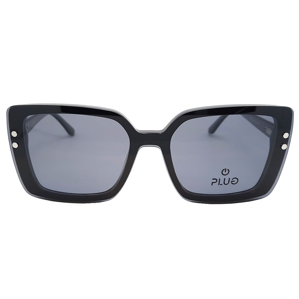 Óculos Clip On Plug 4602 com Lente Solar / Preto - 2 em 1 Preto 5