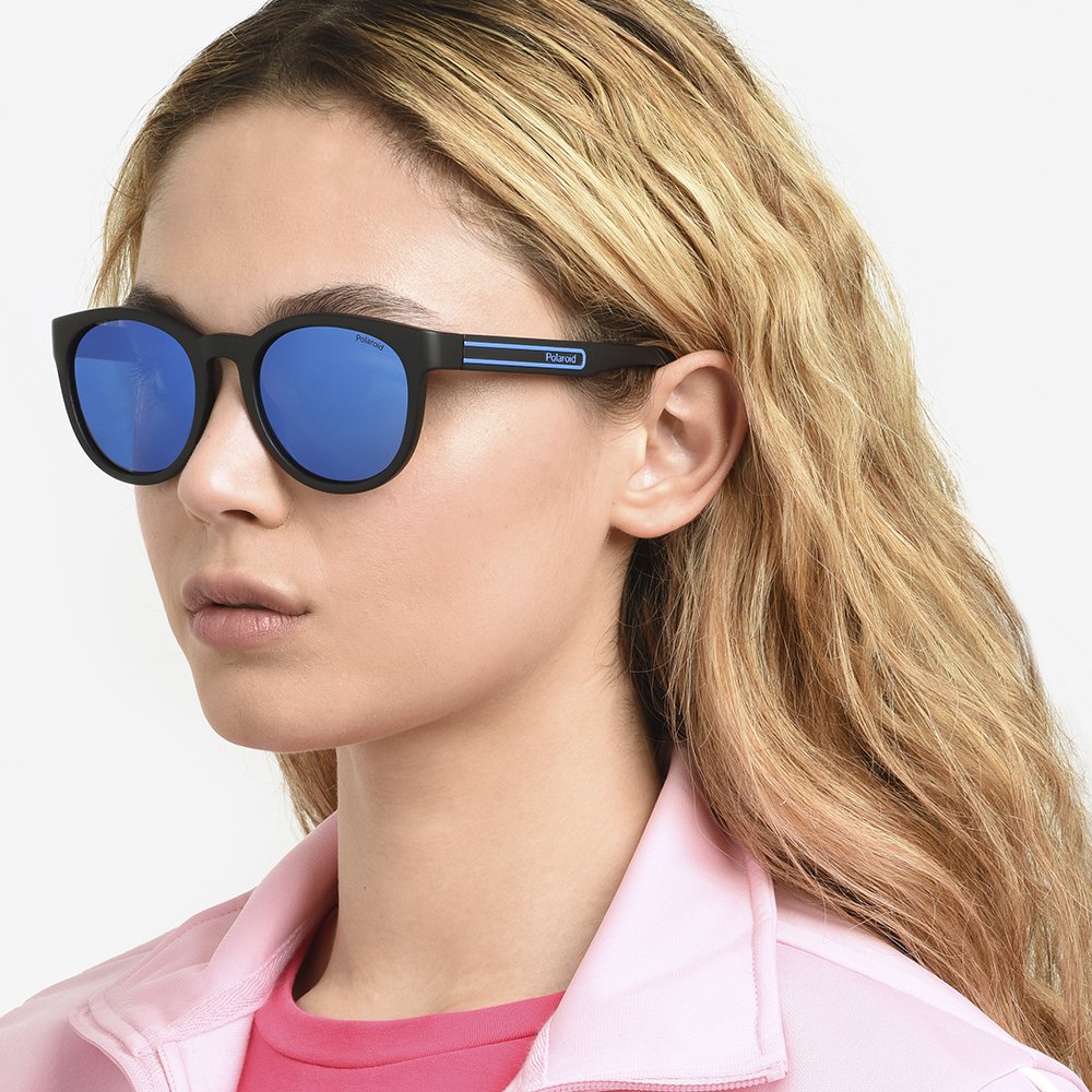 Óculos de Sol Polaroid Pld 2150/S OY4 - Preto 52 Azul 4