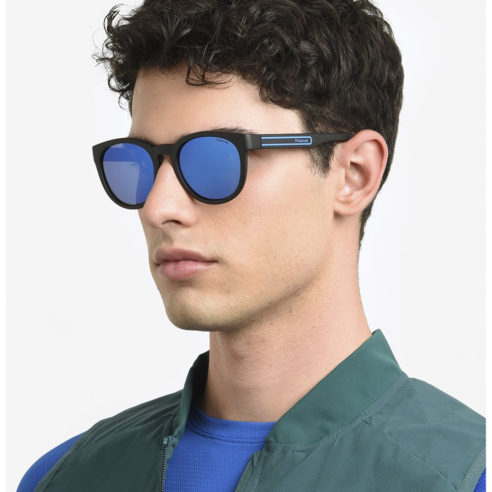 Óculos de Sol Polaroid Pld 2150/S OY4 - Preto 52 Azul 6