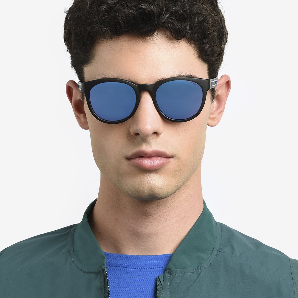 Óculos de Sol Polaroid Pld 2150/S OY4 - Preto 52 Azul 7