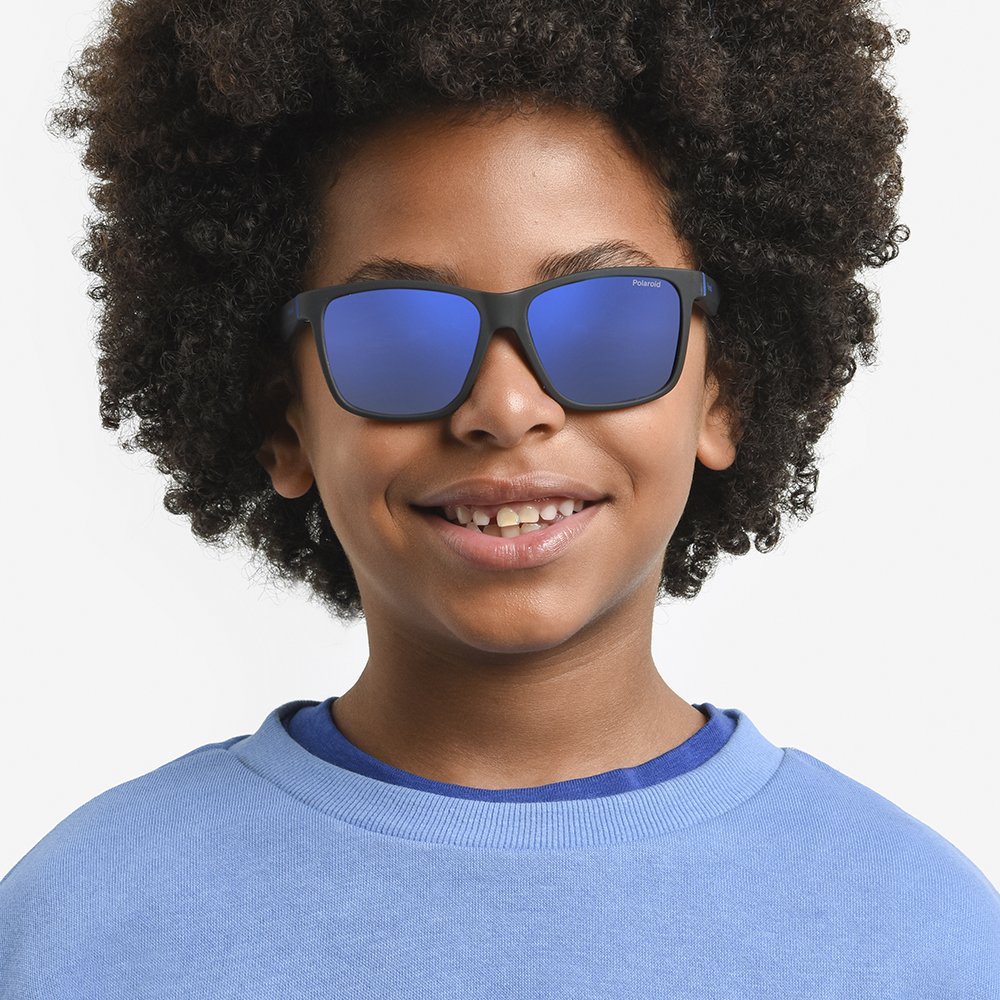 Óculos de Sol Polaroid Pld 8057/S 003 - Preto 50 - Infantil Azul 5