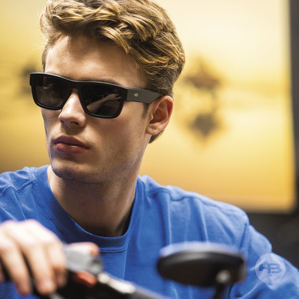 Óculos de Sol HB H-Bold - Preto Fosco 55 - Polarizado Preto 2