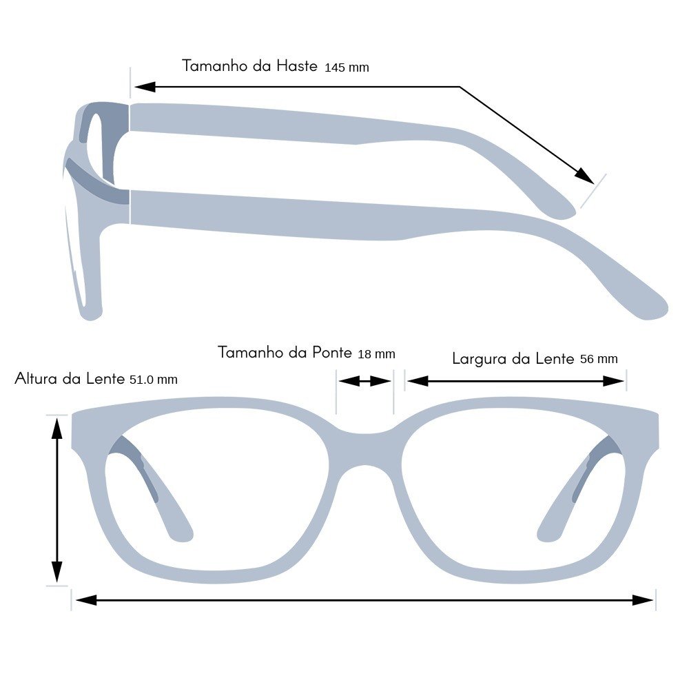 Óculos de Sol Calvin Klein CK23100S 413 - Azul 56 Azul 5