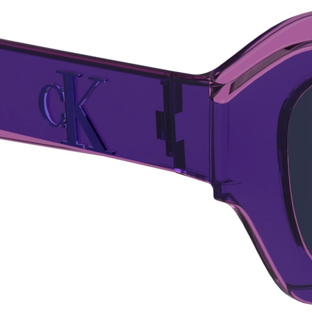 Óculos de Sol Calvin Klein Jeans CKJ24608S 500 - Roxo Crystal 52 Roxo 4