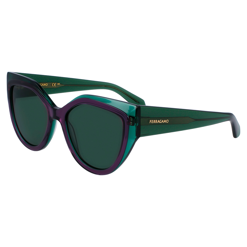 Óculos de Sol Ferragamo SF2004S 318 - Verde Crystal 53