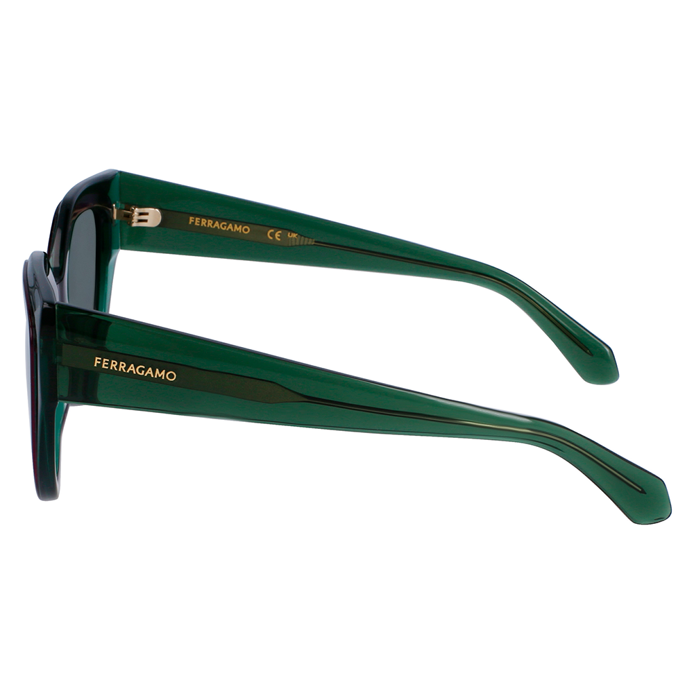 Óculos de Sol Ferragamo SF2004S 318 - Verde Crystal 53 Verde 3
