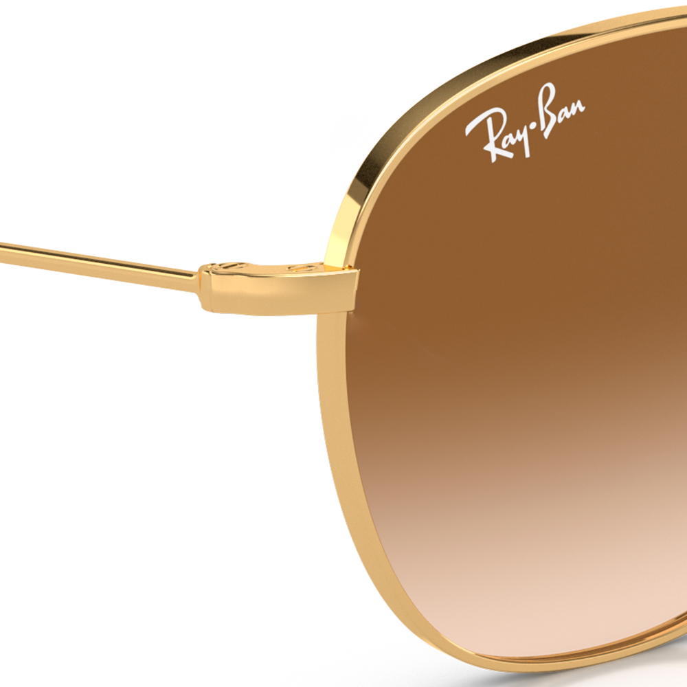 Óculos de Sol Ray-Ban 0Rb3809 001/51 - 55 Dourado Dourado 4