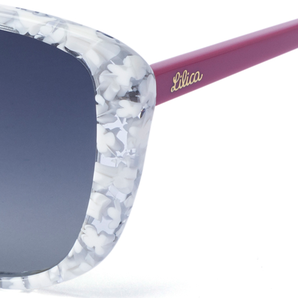 Óculos de Sol Infantil Lilica Ripilica SLR181 C05 - Branco Turtle 50 Branco 2
