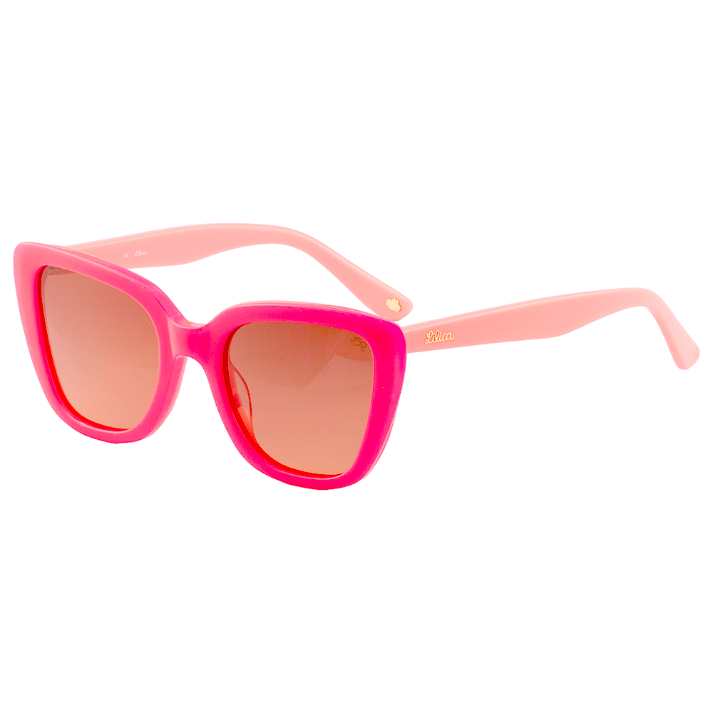 Óculos de Sol Infantil Lilica Ripilica SLR189 C01 - Rosa Pink 48