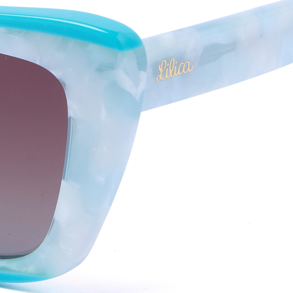 Óculos de Sol Infantil Lilica Ripilica SLR190 C03 - Azul Mármore 48 Azul 2