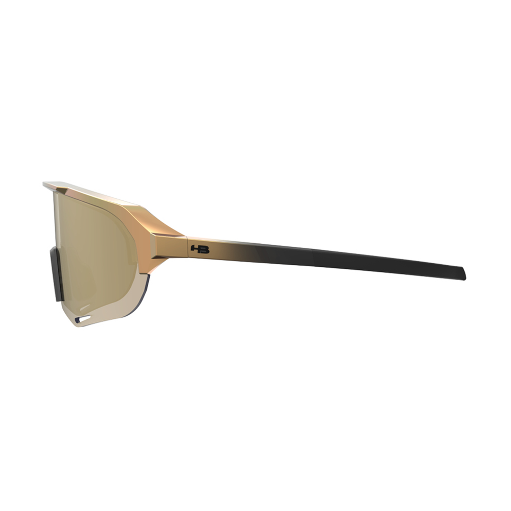 Óculos de Sol Esportivo HB Edge R - Dourado Degradê 169 Dourado 3