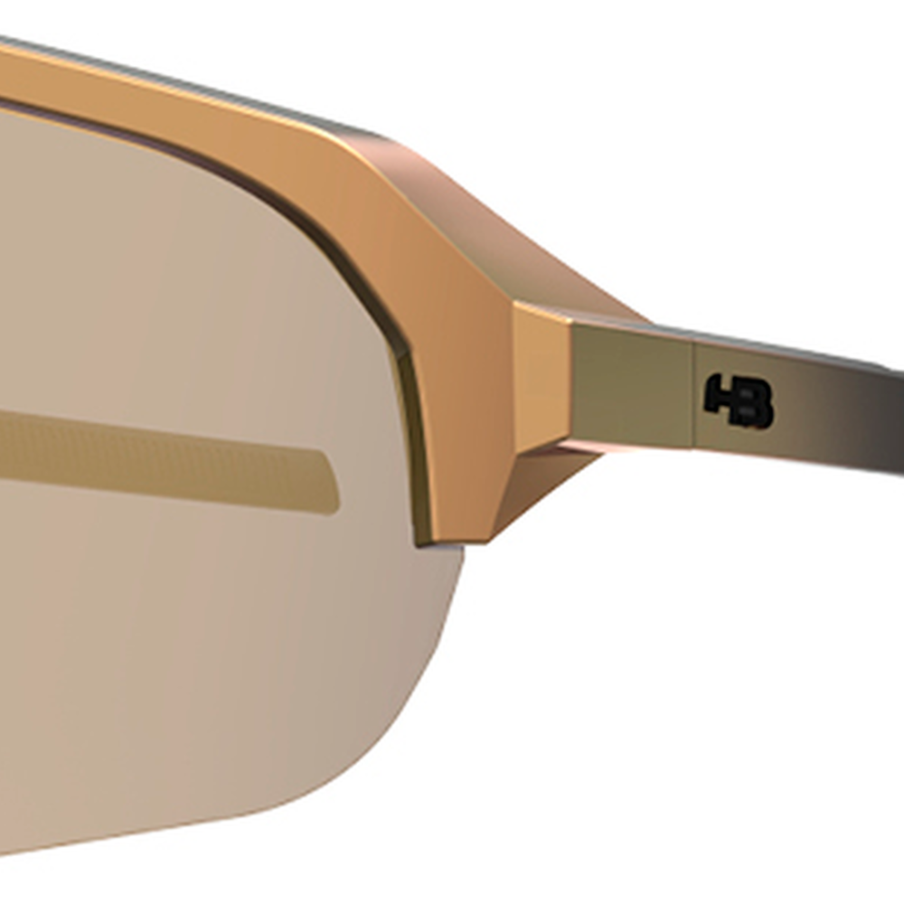 Óculos de Sol Esportivo HB Edge R - Dourado Degradê 169 Dourado 4