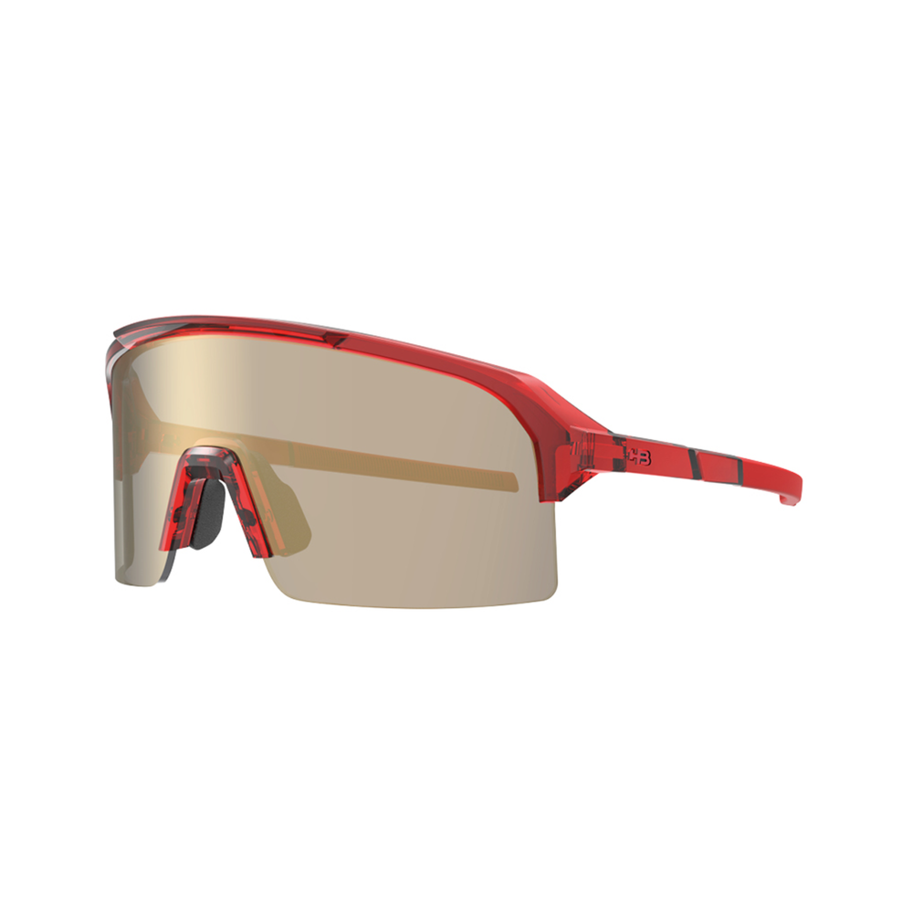 Óculos de Sol Esportivo HB Edge - Vermelho Translúcido 169