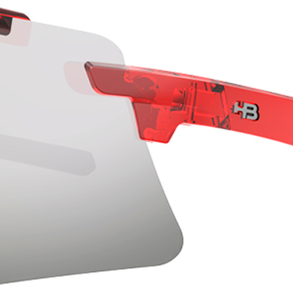 Óculos de Sol Esportivo HB Apex - Vermelho Translúcido 136 Vermelho 4