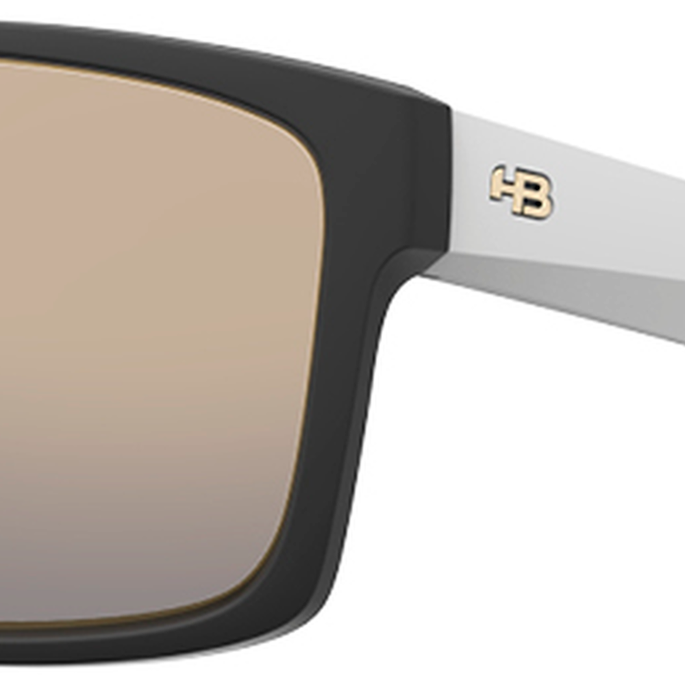 Óculos de Sol HB Freak - Preto Fosco e Branco 58 Preto 4